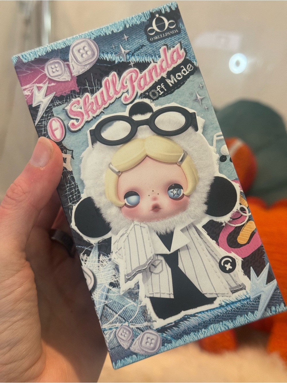 NIB Pop Mart SKULLPANDA Off Mode Slow Down plush